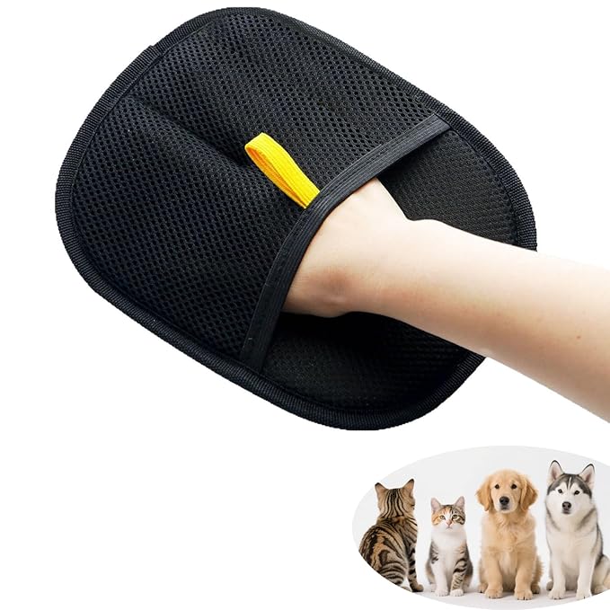 NathPet Pet Grooming Glove for Dogs & Cats